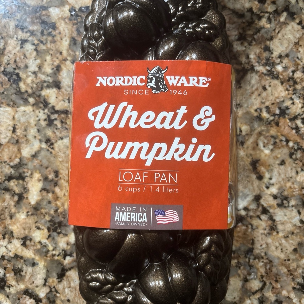 Nordic Ware Bronze Wheat & Pumpkin Loaf Pan